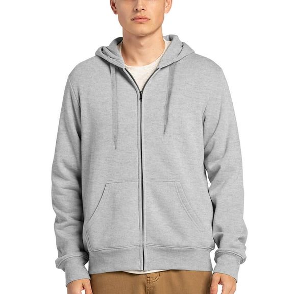 Mens Premium Heavyweight Zip Up Hoodie Fleece Sweatshirt Ultimate Comfort XS-5XL
