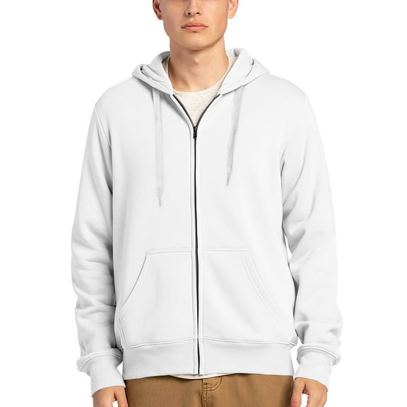 Mens Premium Heavyweight Zip Up Hoodie Fleece Sweatshirt Ultimate Comfort XS-5XL
