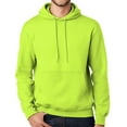 thumbnail image 1 of Mens Premium High Visibility Hoodie Sweatshirt, XL-Tall Safety Green, 1 of 3
