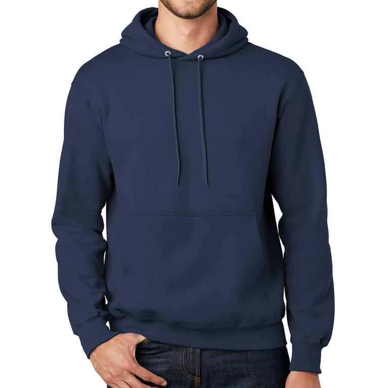 Mens Premium Hooded Hoodie Sweatshirt 3XL Tall Navy Blue