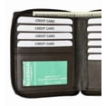 thumbnail image 1 of Mens Premium Soft Leather Bifold Zippered ID Wallet P 702, 1 of 2