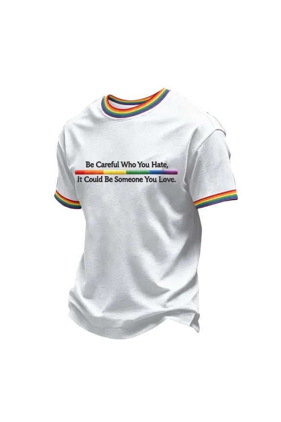 Mens Pride Shirts, Human LGBTQ+ Gay Pride Month Rainbow Graphic Sleeveless Casual Tank Tops