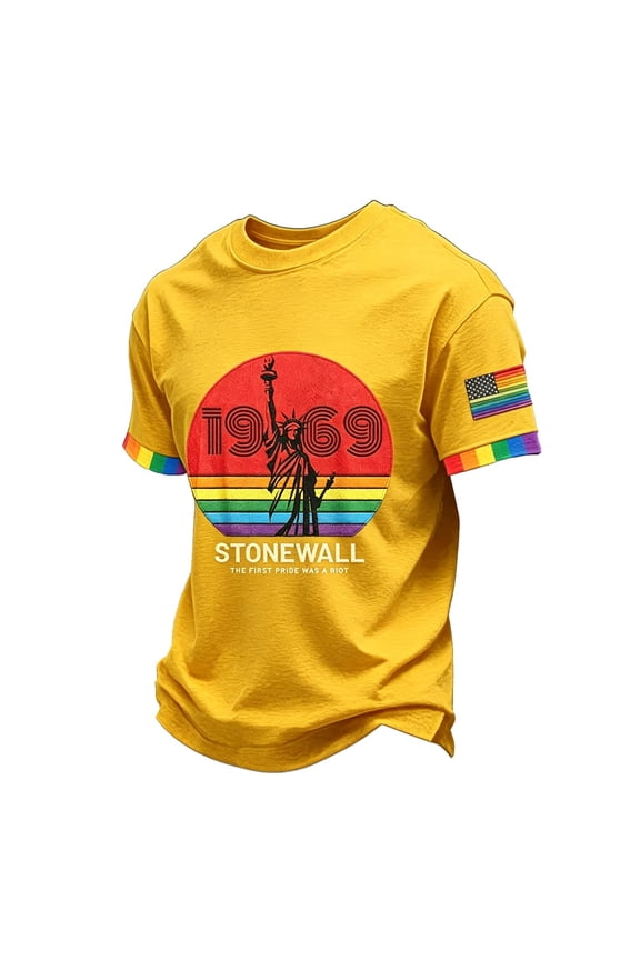Mens Pride Shirts, We The People Means Everyone USA Equality Pride Flag Graphic Tee