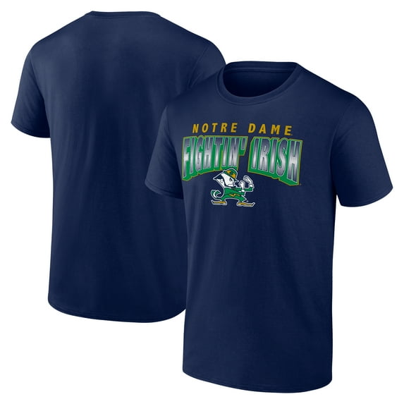 Notre Dame Fighting Irish Men's Navy Mighty Skill T-Shirt, Up to Size 3XL