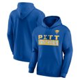 thumbnail image 1 of NCAA Pitt Panthers Men's Royal Stacked Cotton Fleece Pullover Hoodie, Up to Size 3XL, 1 of 3