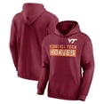 thumbnail image 1 of NCAA Virginia Tech Hokies Men's Navy Stacked Cotton Fleece Pullover Hoodie. Up to Size 3XL, 1 of 3