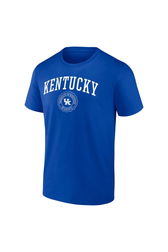 NCAA Kentucky Wildcats Men's Blue Cotton Short Sleeve T Shirt