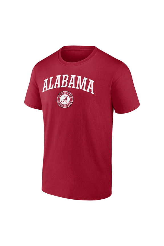 NCAA Alabama Crimson Tide Men's Red Cotton Short Sleeve T Shirt
