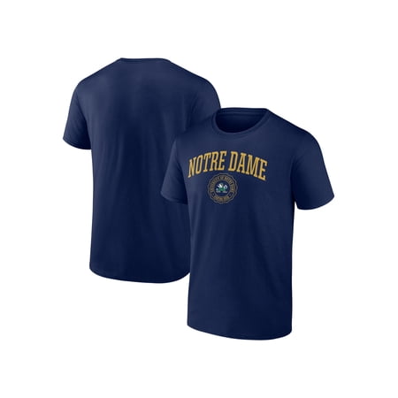 LSU Tigers NCAA Notre Dame Fighting Irish Men's Navy Cotton Short Sleeve T Shirt