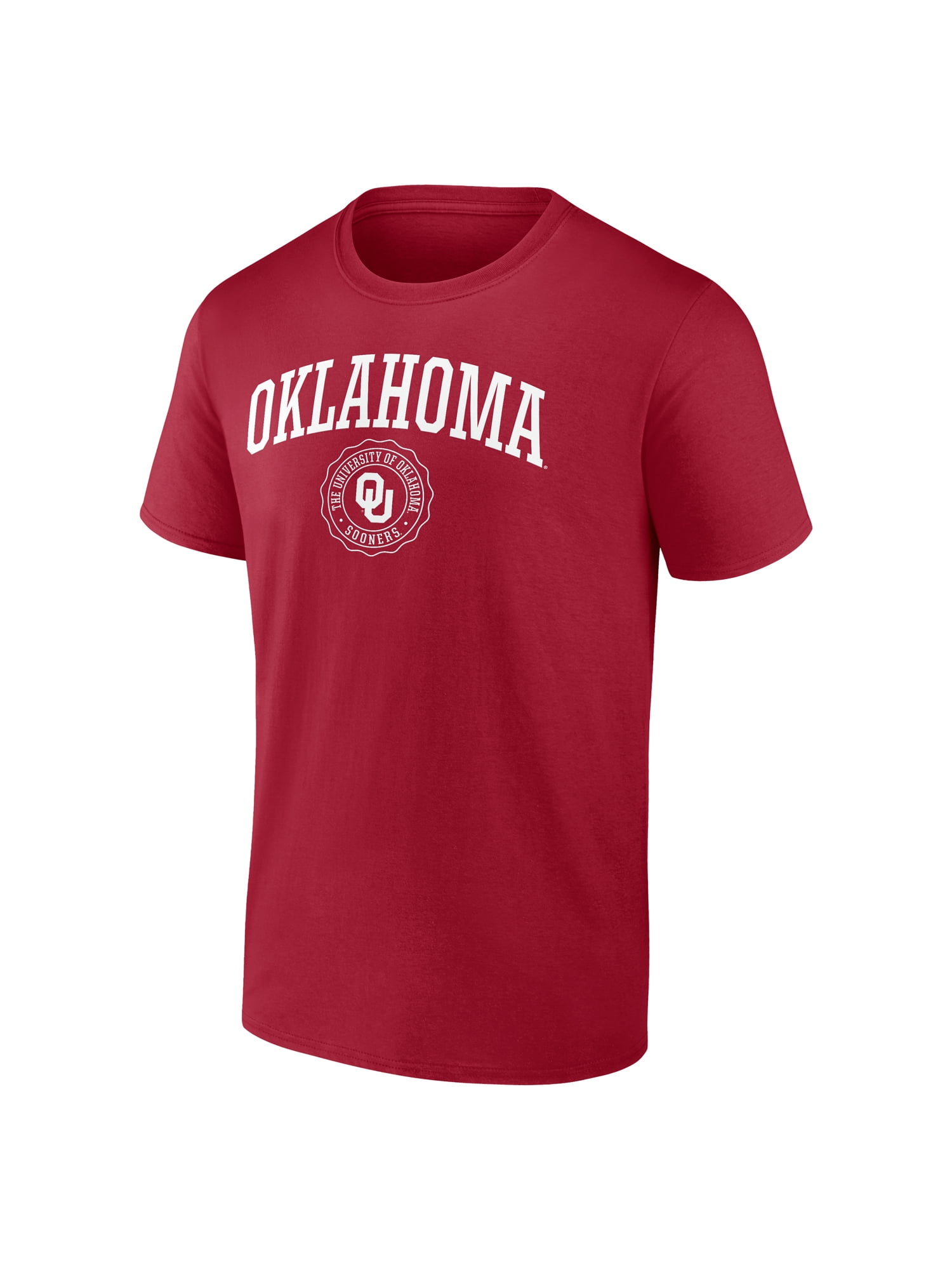 NCAA Oklahoma Sooners Men's Crimson Cotton Short Sleeve T Shirt