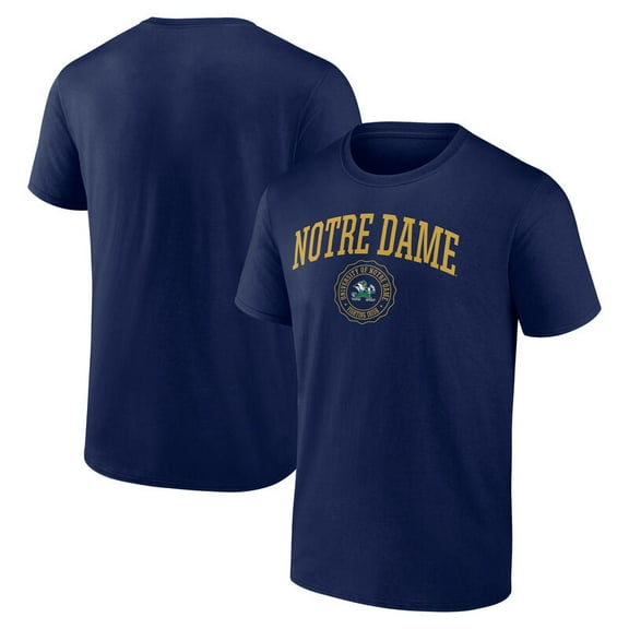 NCAA Notre Dame Fighting Irish Men's Blue Cotton Short Sleeve T Shirt