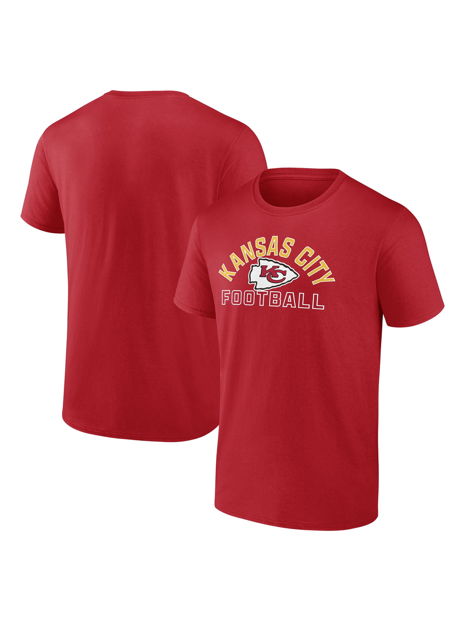 NFL Men's Cotton Short Sleeve T-Shirt Arch Over Logo – All 32 Teams Available
