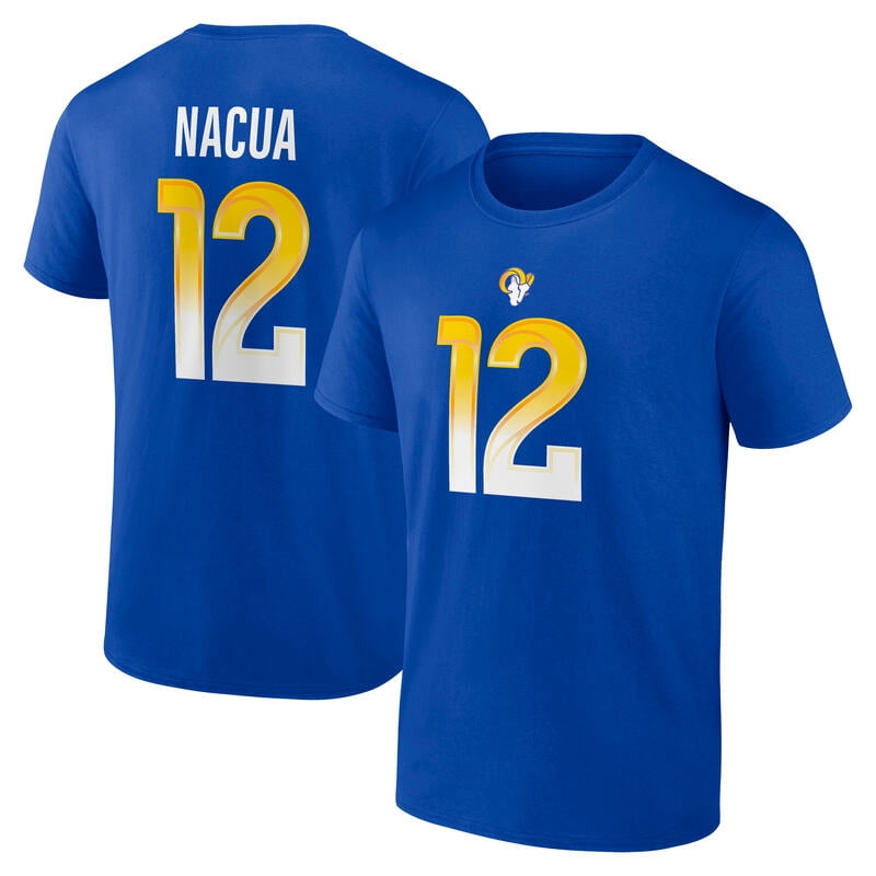NFL Puka Nacua Los Angeles Rams Mens Name & Number Short Sleeve Tee