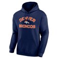 thumbnail image 1 of Mens Primry Color Long Sleeve Fleece Crew Hoodie Arched Full Name & Logo, 1 of 1