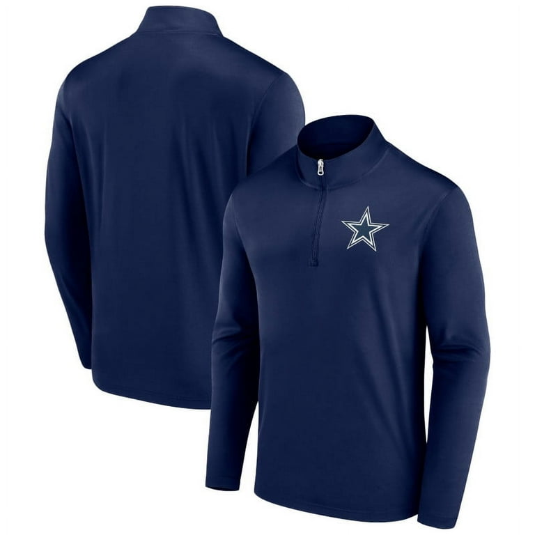 Men s Primary Color Long Sleeve Synthetic 1 4 Zip Pullover Left Chest Walmart