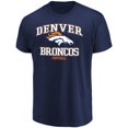 thumbnail image 1 of Mens Primry Color OPP Short Sleeve Cotton Crew Tee Arched Full Name around Logo, 1 of 1