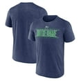 thumbnail image 1 of NCAA Notre Dame Fighting Irish Men's Heather Navy Synthetic Short Sleeve T Shirt, 1 of 1