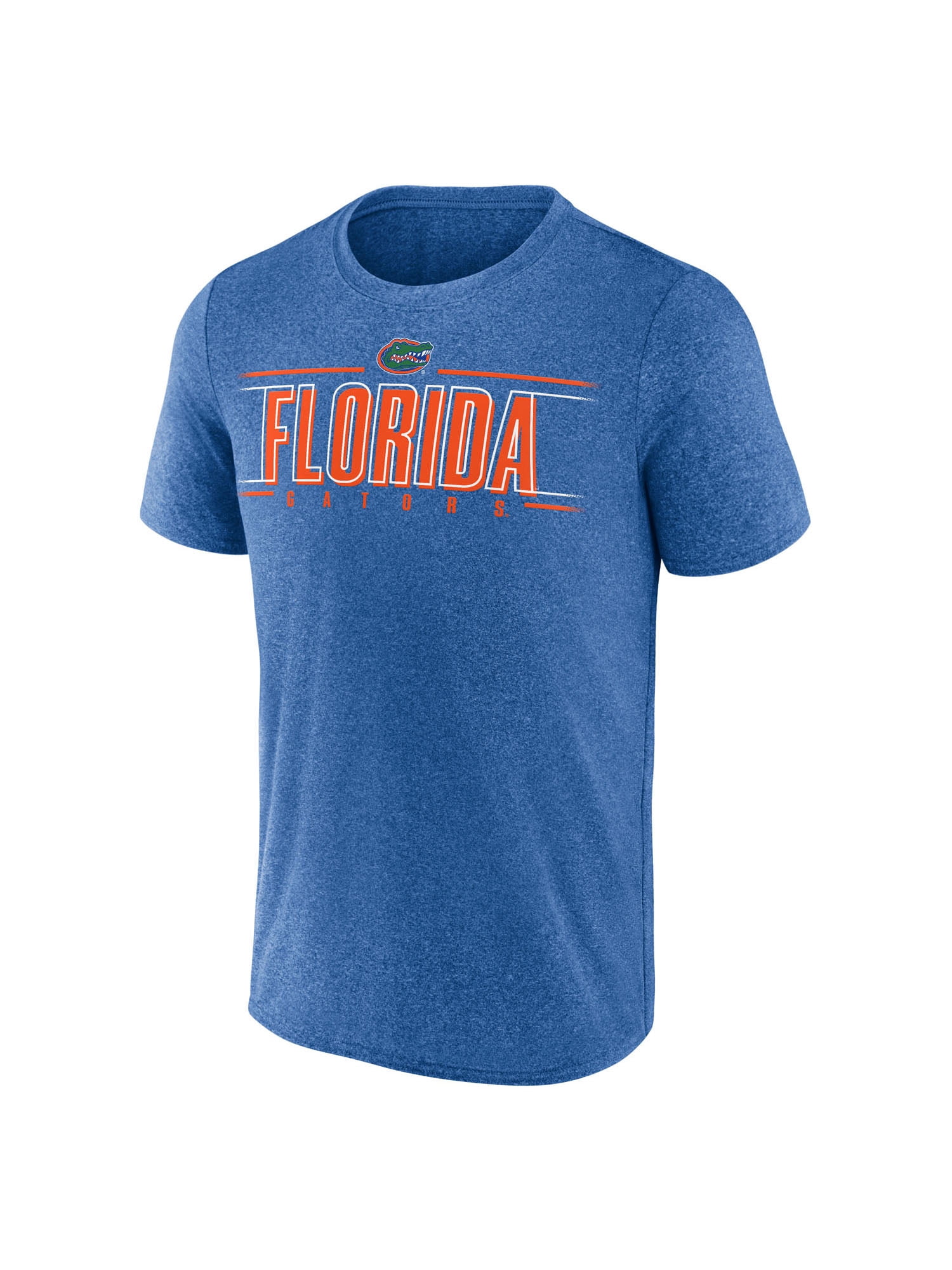 Florida Gators Men's Heather Blue Synthetic Short Sleeve T Shirt
