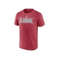 thumbnail image 1 of NCAA Alabama Crimson Tide Men's Heather Red Synthetic Short Sleeve T Shirt, 1 of 3