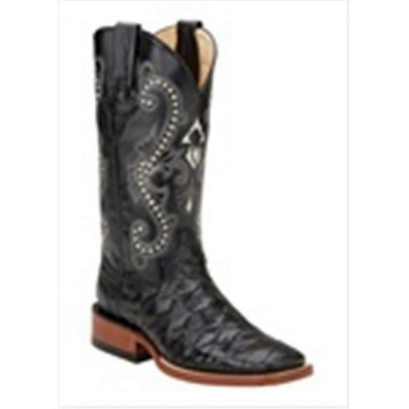 Mens Print Anteater Square Toe Boots - Black, 8.5EE