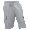 thumbnail image 1 of Mens Pro Club Cargo Sweat Shorts Heavy Weight Fleece Shorts S-5XL, 1 of 3