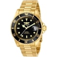 thumbnail image 1 of Mens Pro Diver Automatic 3 Hand Black Dial Watch - Gold Tone, 1 of 1