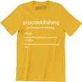 thumbnail image 1 of Mens Procrastifishing Funny Slogan Outdoor Fishing Procrastination T-Shirt, 1 of 4