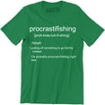 thumbnail image 1 of Mens Procrastifishing Funny Slogan Outdoor Fishing Procrastination T-Shirt, 1 of 4