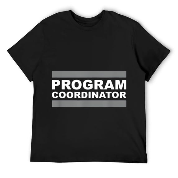 Mens Program Coordinator T-Shirt Black