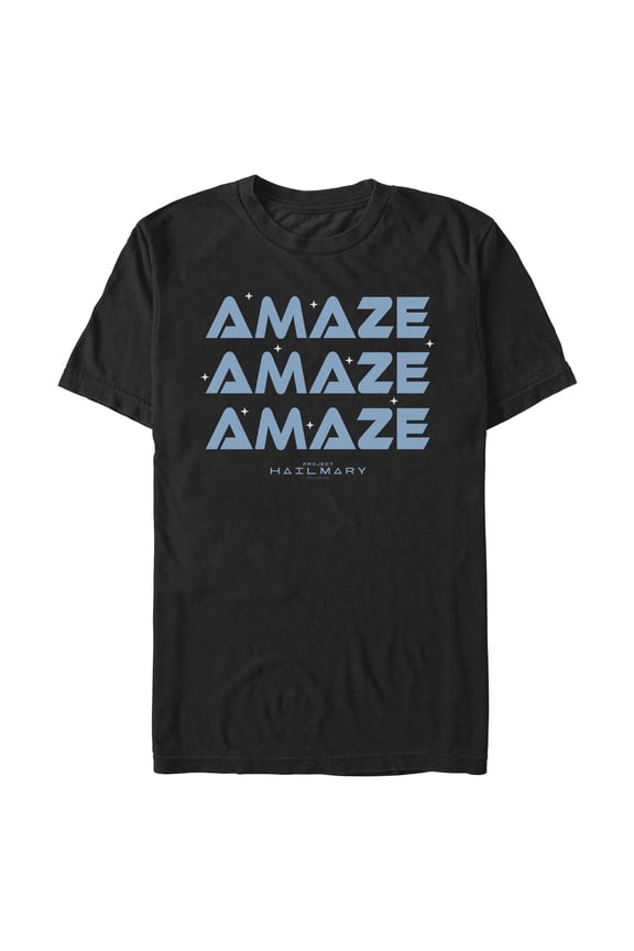 Mens Project Hail Mary Amaze Quote T Shirt