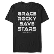 Mens Project Hail Mary Grace Rocky Save Stars T Shirt