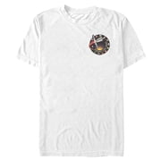Mens Project Hail Mary Spacecraft Pocket Patch T Shirt