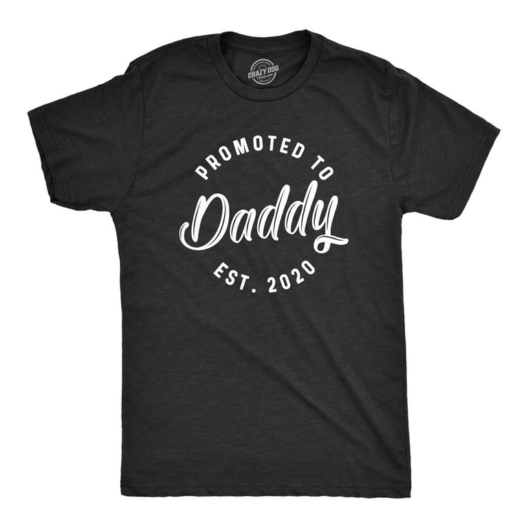 Mens Promoted To Daddy Est 2020 Christmas Gift New Daddy T-Shirt Mens Promoted To Daddy Est 2020 Christmas Gift New Daddy T-Shirt
