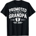thumbnail image 1 of Mens Promoted to Grandpa Est 2026 New Grandpa Pregnancy Reveal T-Shirt- American fashion hot selling casual retro high, 1 of 6