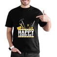 thumbnail image 1 of Mens Proud American Labor Cotton T-shirt for Men and Women Tee Shirts Adults Tshirts Happy Day, 1 of 5