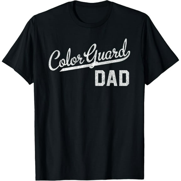 Mens Proud Color Guard Dad T-Shirt