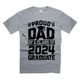 thumbnail image 1 of Mens Proud Dad Of A Class Of 2024 Graduate T-shirt Graduate Dad Shirt Graduation Dad Shirts (XX-Large Grey), 1 of 6