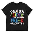 thumbnail image 1 of Mens Proud Teacher Of My Pre-K Graduates T-Shirt Black 3X-Large, 1 of 5