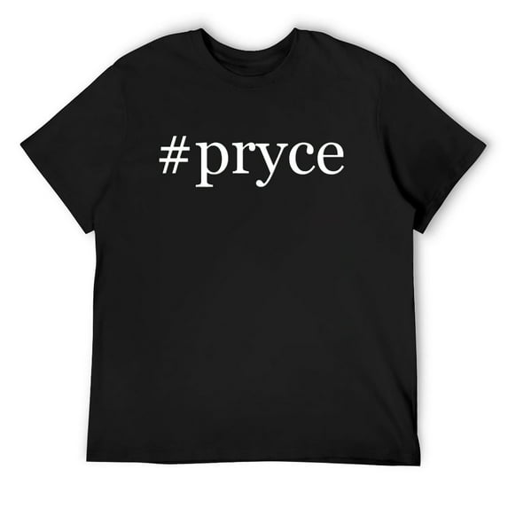 Mens #Pryce - A Hashtag Nice Men's Short Sleeve T-Shirt Shirt Black Medium