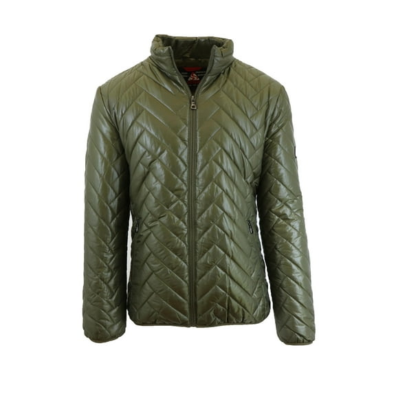 Mens Puffer Jacket Diamond Quilted