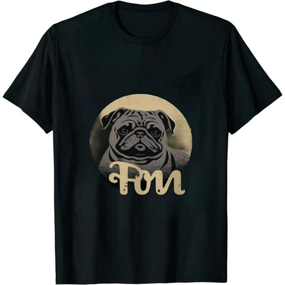 Mens Pug Mom T Shirt Funny Gift for Dog Mom Pet Owner Lover Vintage Graphic