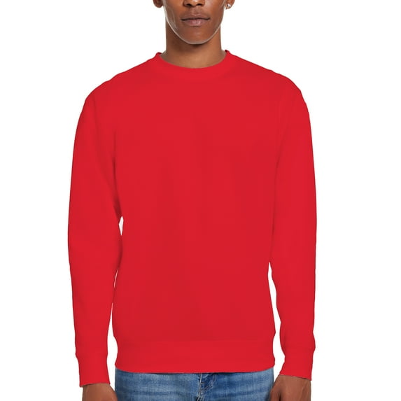 Mens Pullover Crewneck Sweatshirt Premium for Men Adult Long Sleeve S M L XL 2XL 3XL Comfort Sweater Blank Tee