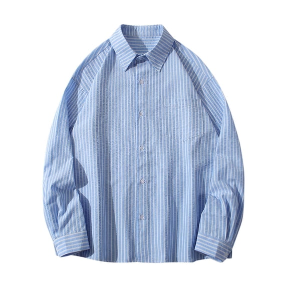Mens Pullover Hoodies Clearance Pullover Tops Casual Print Button Cardigan Pocket Long Sleeve Collar Blouse Shirt Tops