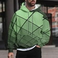 thumbnail image 1 of Mens Pullover Hoodies Sweatshirts Big & Tall M-4X Plus Size Long Sleeve Tops with Pocket Casual Basic Loose Argyle Printed Comfort Hoodie, 1 of 6