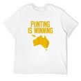 thumbnail image 1 of Mens Punting Is Winning Australia Map T-Shirt White X-Large, 1 of 5