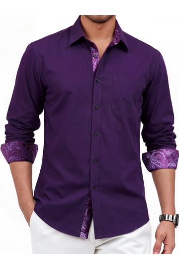 purple dress shirt walmart Discover Purple Plaid Shirts for Men in Stylish Fits and Designs