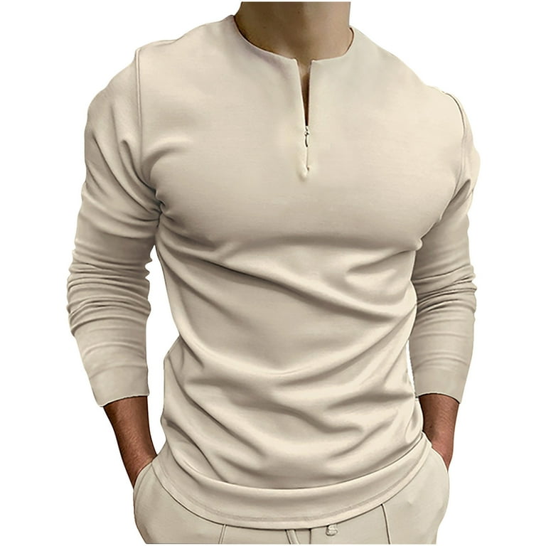 mens long sleeve pullover shirts