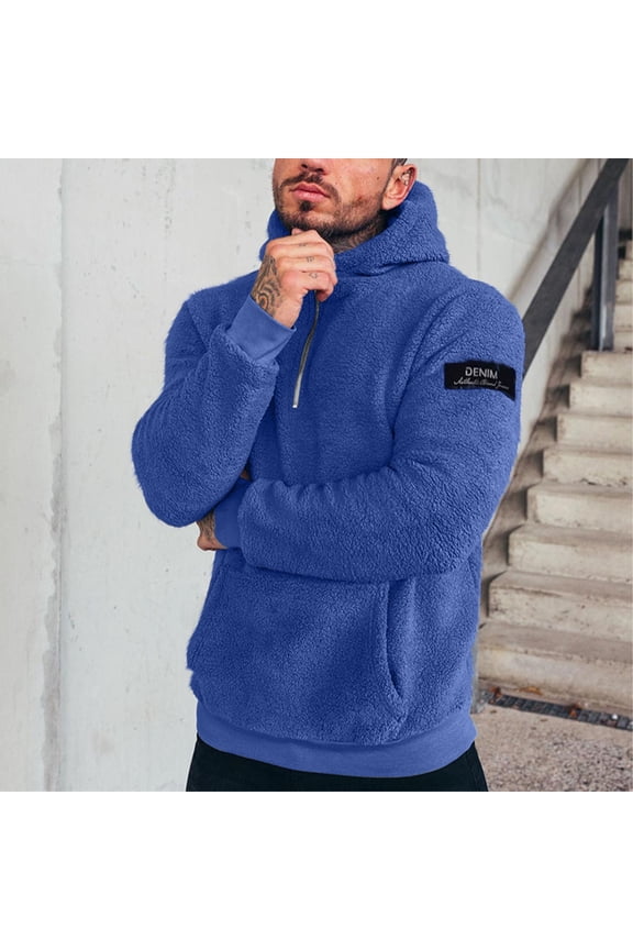 Mens Quarter Zip Pullover Sweatshirt Turtleneck Raglan Long Sleeve Sweatshirt Men's Casual Double-sided Velvet Pocket Zipper Solid Color Long Sleeved Sweatshirt