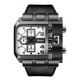 thumbnail image 1 of Mens Quartz Wristwatch with Square Dial, Stylish Casual Wear Square Dial Watch for Men, 1 of 1