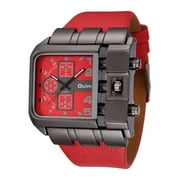 Mens Quartz Wristwatch with Square Dial, Stylish Casual Wear Square Dial Watch for Men